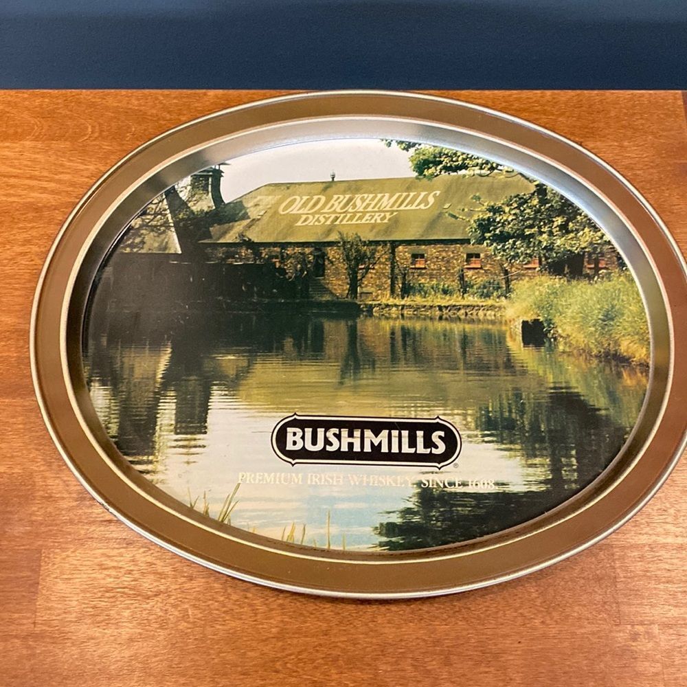 Bushmills Irish Whiskey Metal Serving Tray